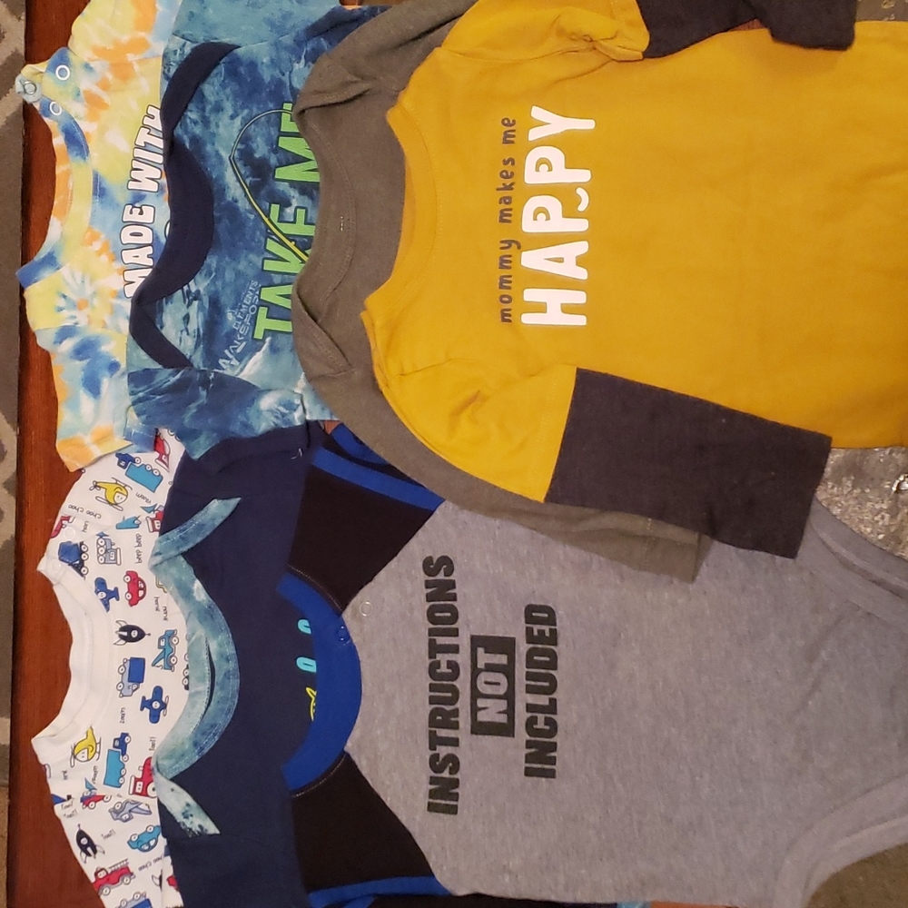 Bundle of 7 Boy One Piece size 18m